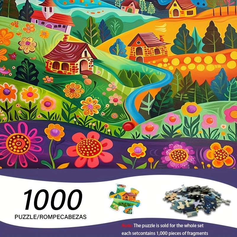 1000 Piece Paper Jigsaw Puzzle For Adults