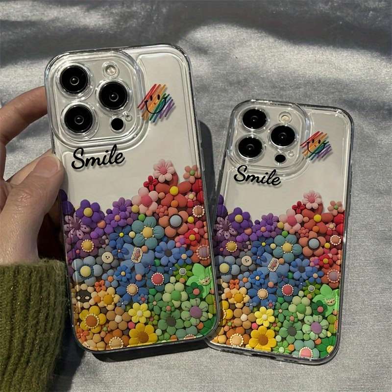 1Pc Transparent For iPhone 14 Plus Phone Case Phone Cover