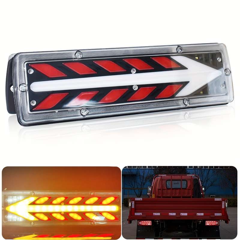 2pcs Multi Purpose LED Car Bulb High Bright Truck Tail Lights Truck Trailer RV Rear B