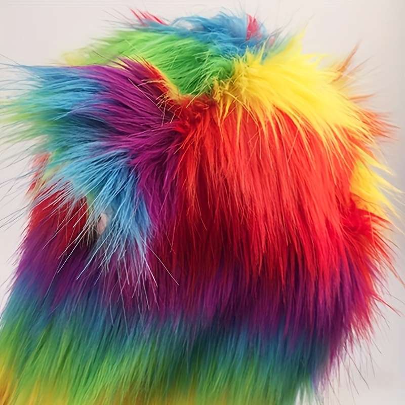 Winter Hat Color Striped Colorful Powder