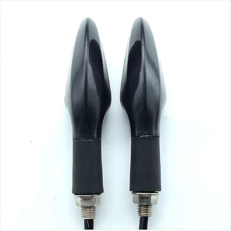 2pcs LED Motorcycle Turn Signal Lights 12V 8mm Daytime Running Lights for Motor Vehi
