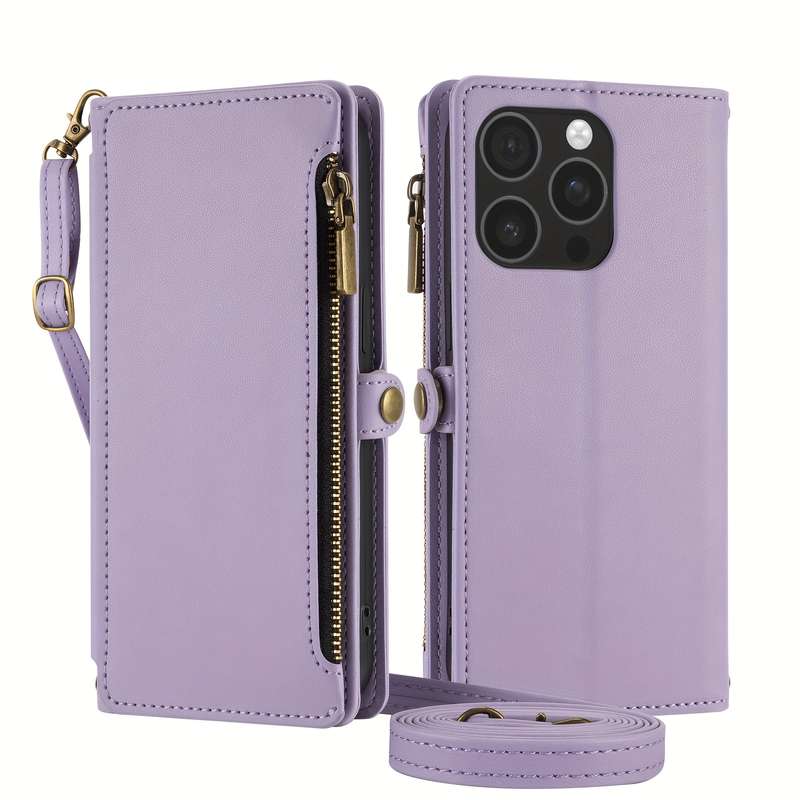 1Pc Black For iPhone 7 Plus 8 Plus Wallet Style Multi Card Slot Phone Case