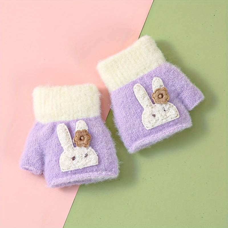 Winter Gloves Color Pink