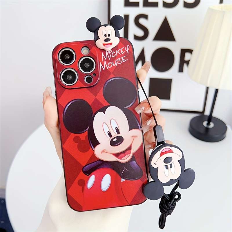 1Pc Pink Red For iPhone 7 Plus 8 Plus Phone Case Phone Cover
