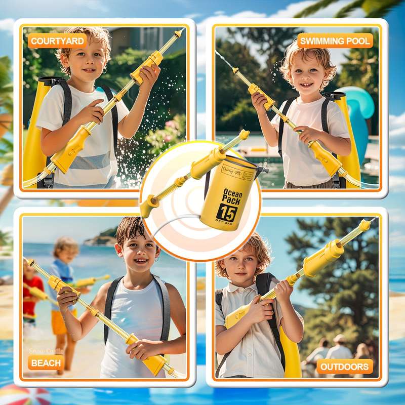 Toy Guns Color 15 Liter Large Capacity Blue