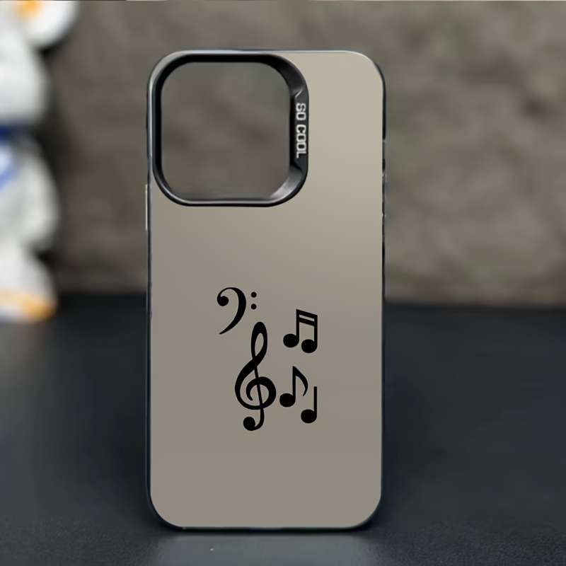 1Pc Mixed Color For iPhone 7 Plus 8 Plus Cute Musical Note Phone Case