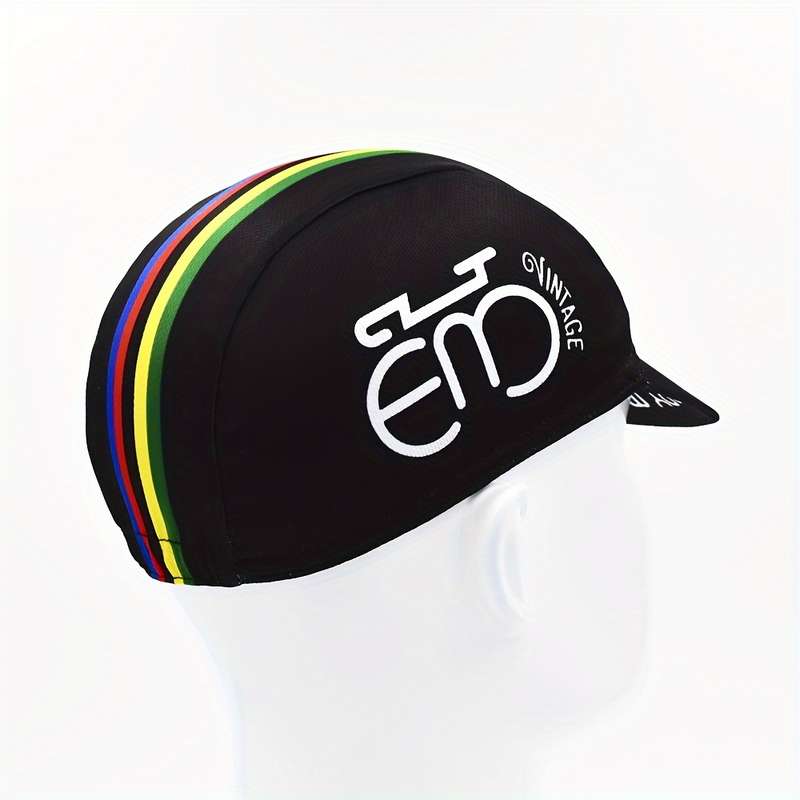 1pc Retro Cycling Cap Breathable Quick-Dry Bike Hat for Outdoor Sports Mixed Colors