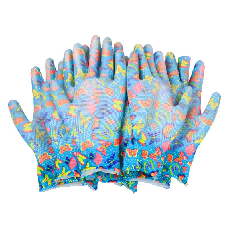 Work Gloves Items Thick Coating One Size Quantity 6Pcs 3Pairs