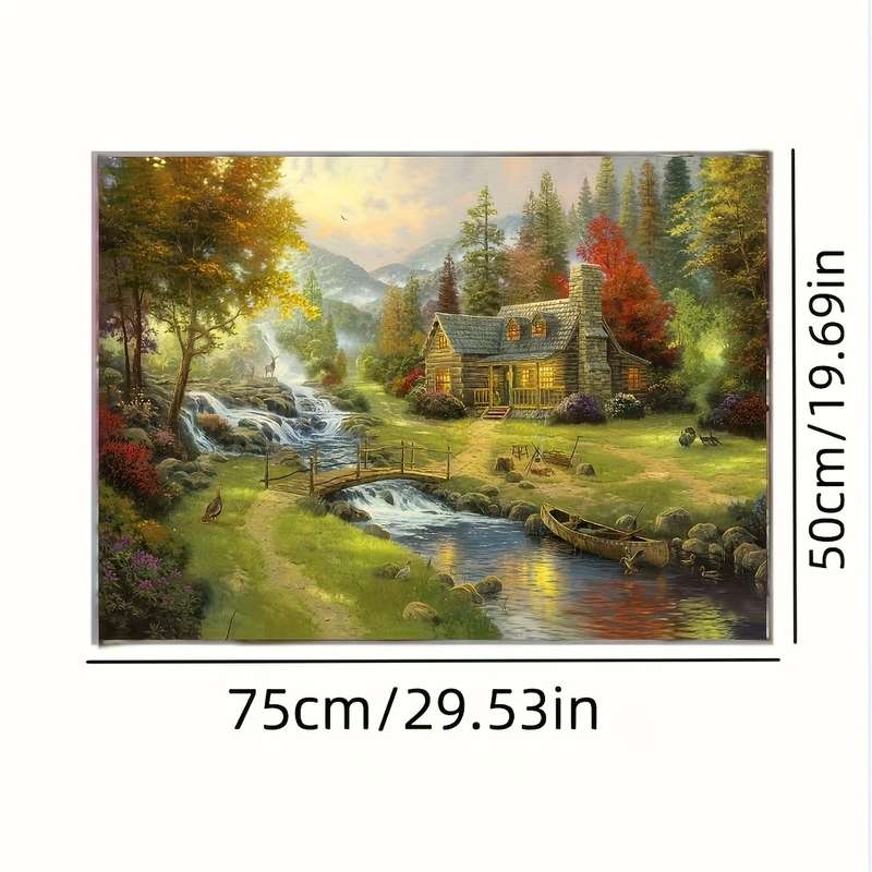 1000pcs Oil Painting Jigsaw Puzzle Artistic Classic Family Game High-Quality Paper