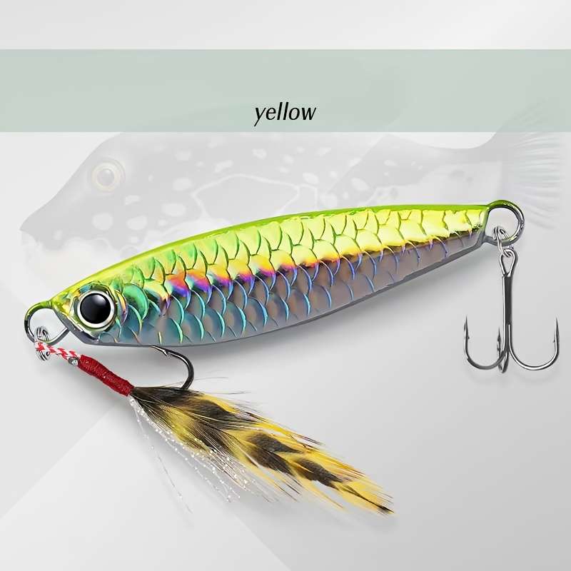 1pc 30g 1.05oz Fishing Lure Casting Jig Graceful Swim High Reflectivity