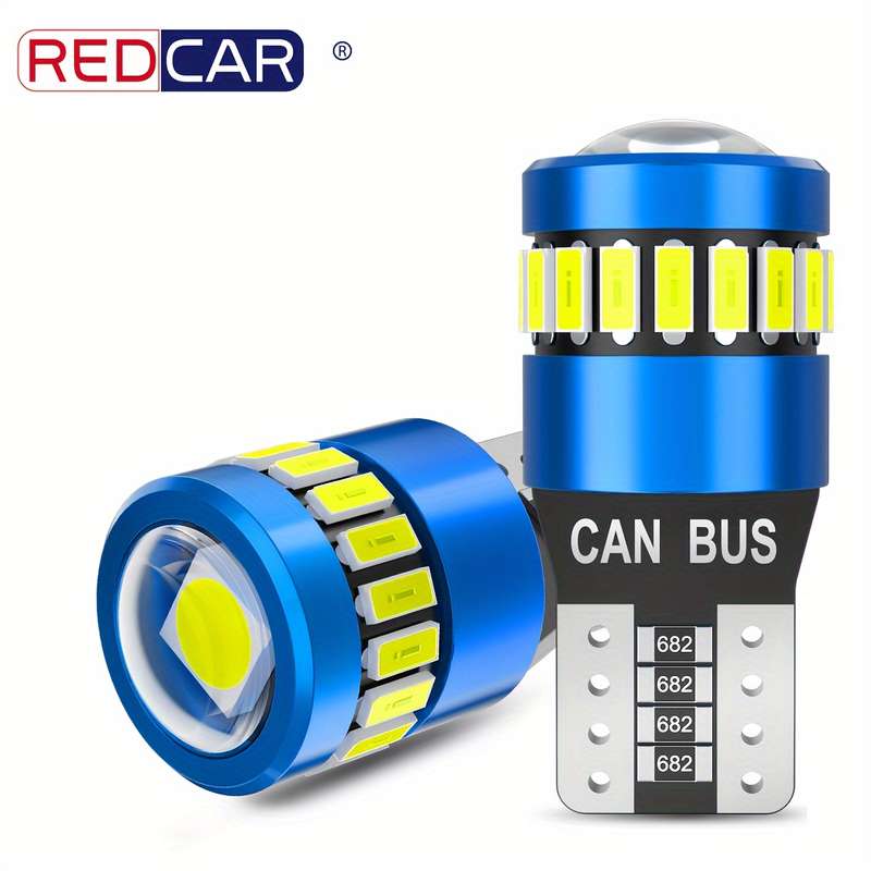 2pcs T10 LED CANBUS decoding Super Bright White Car Interior Side Lights 5W5 12V 5W 1