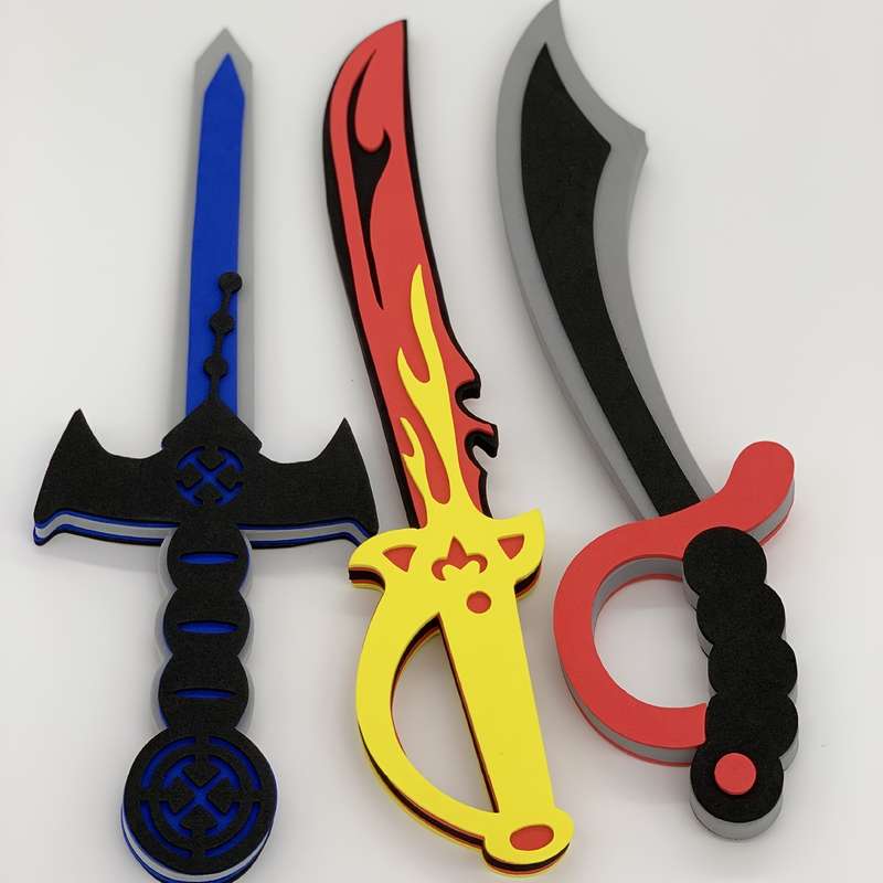 Toy Weapons Model Colorful Sword