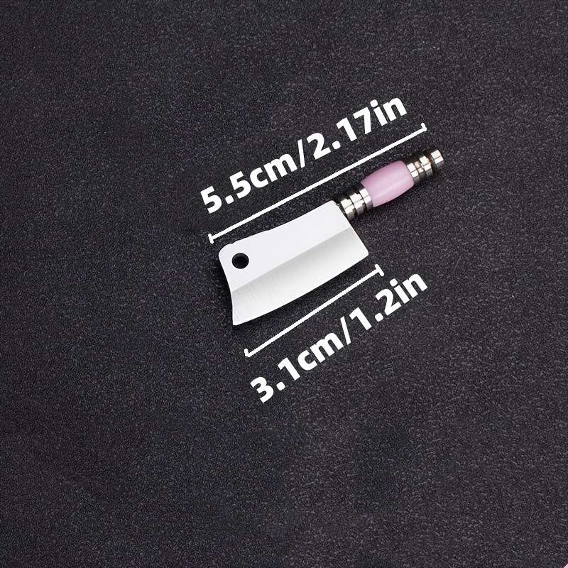 1pc Small Straight Knife Mini Pocket Knife Colorful Sharp Micro Portable EDC Keychain Pen