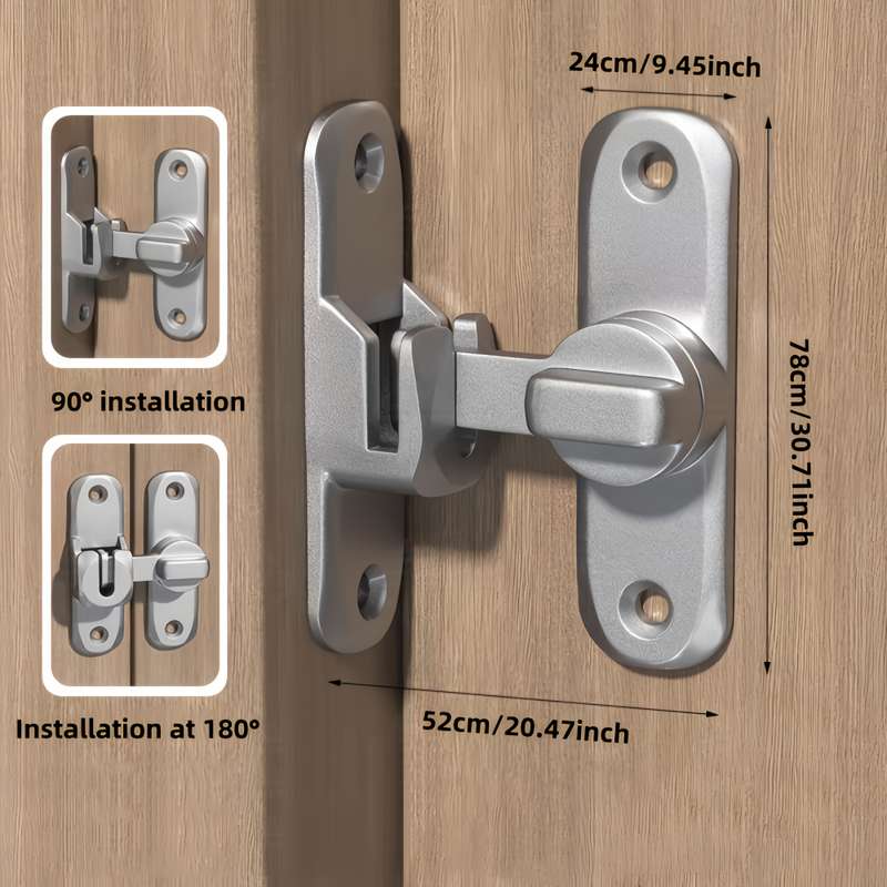 Lock Color Black With Screws