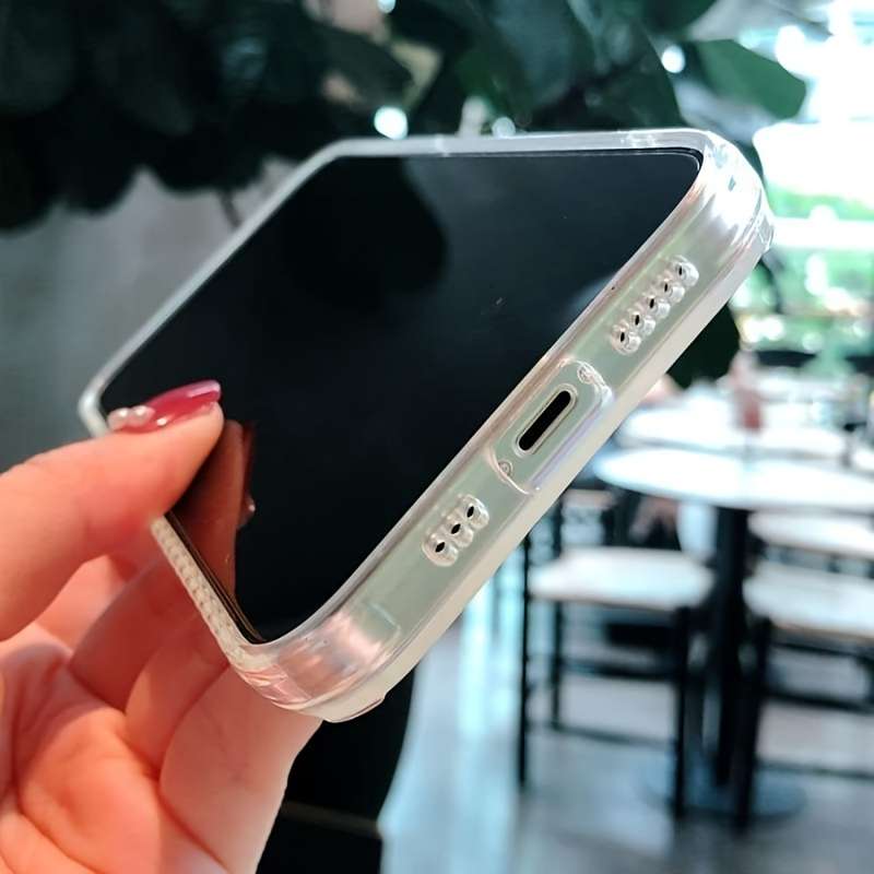 1Pc Mixed Color  For iPhone 14 Stylish Laser Matte Phone Case