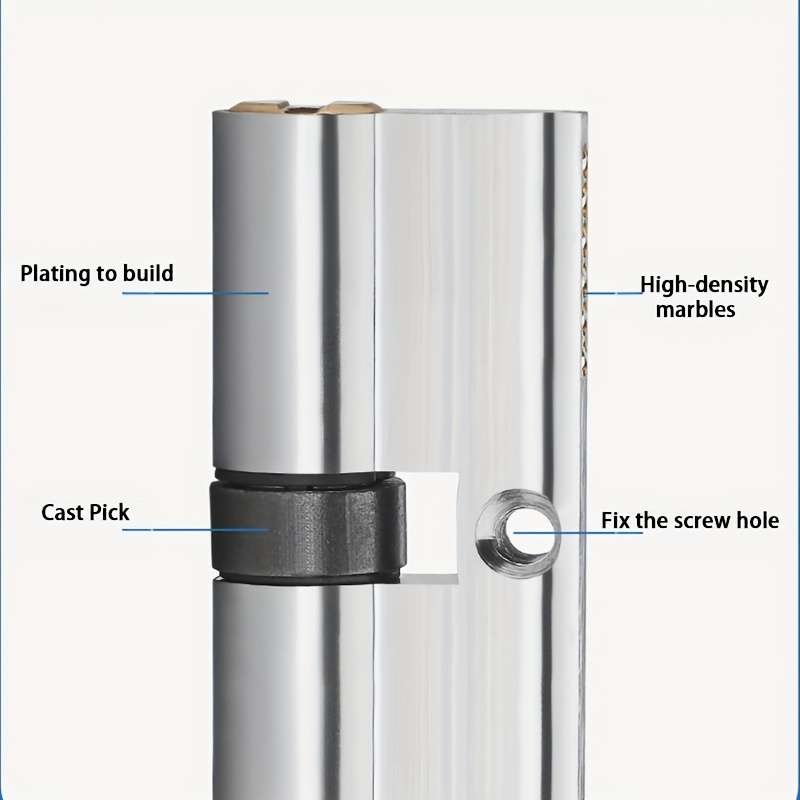 Lock Color Golden Items Double Open [Copper Battery]