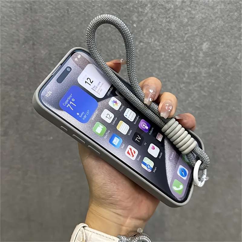 1Pc Grey For iPhone 16 Pro Phone Case Phone Cover