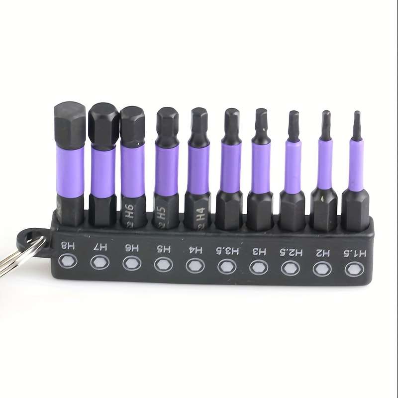 Screwdriver Bit Tool Set Color 10Pcs