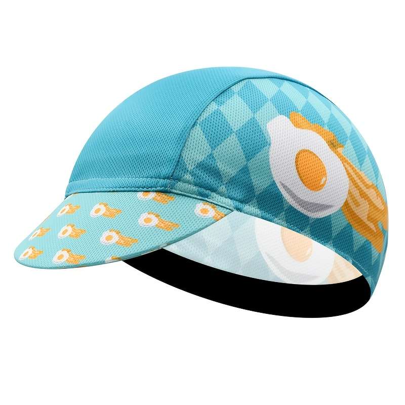 1pc Lightweight Breathable Quick-Dry Cycling Cap Sweat Absorbing Sunshade Hat for Outdoor Spor