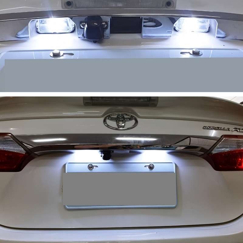 2pcs LED License Plate Light Bulbs for Toyota VERSO 2009-2012 2013 2011-2015 & More