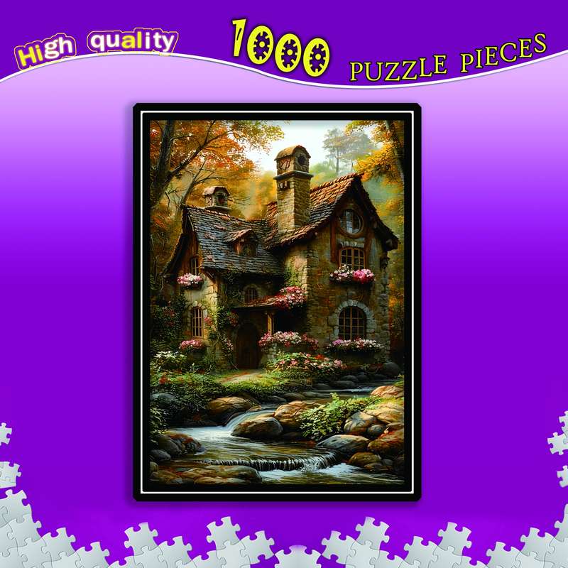 1000 Piece Mini Paper Jigsaw Puzzle
