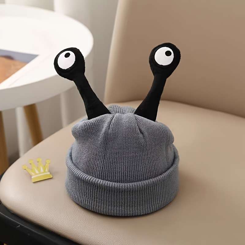 Winter Hat Color 2Pcs Long Style
