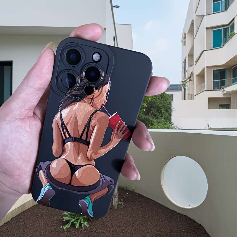 1Pc Black For iPhone 7 Plus 8 Plus Phone Case Phone Cover