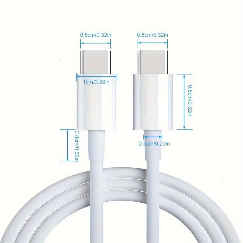 1pc Type-C fast charging data cable 100cm suitable for iPhone 15 iPhone 6 Samsung Huawei Xi