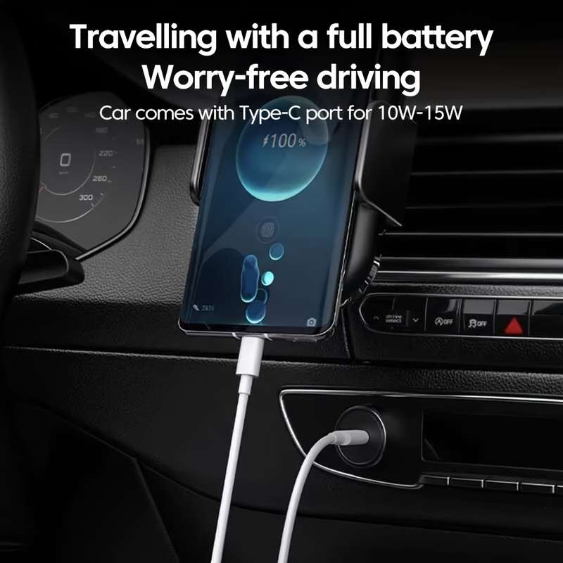 1pc120W 10A Dual Type-C Fast Charging Cable 100cm Compatible with iPhone 15 16 Pro MAX Samsung