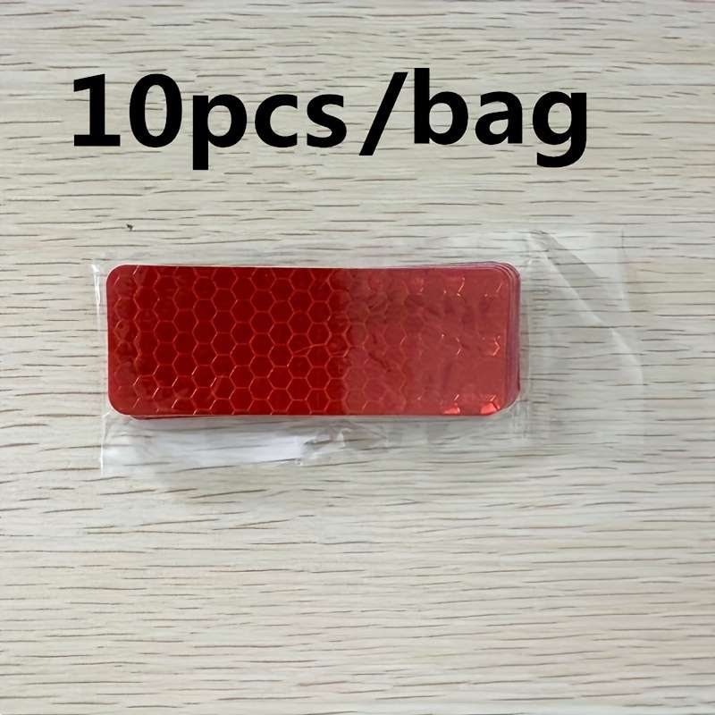 10pcs Red Car Night Safety Warning Collision Prevention Waterproof Night Light Ele