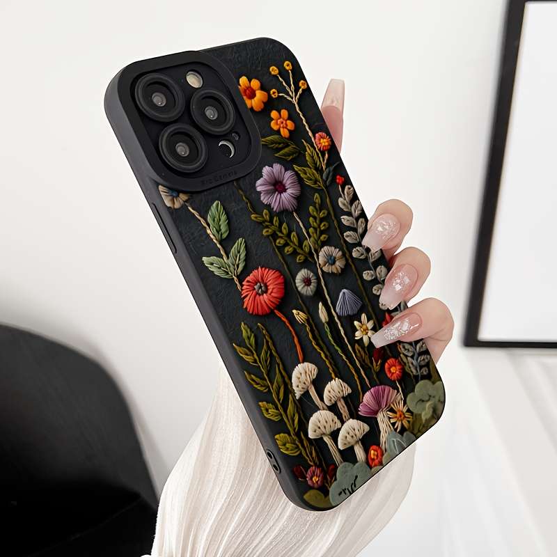 1Pc Black For iPhone 12 Phone Case Phone Cover