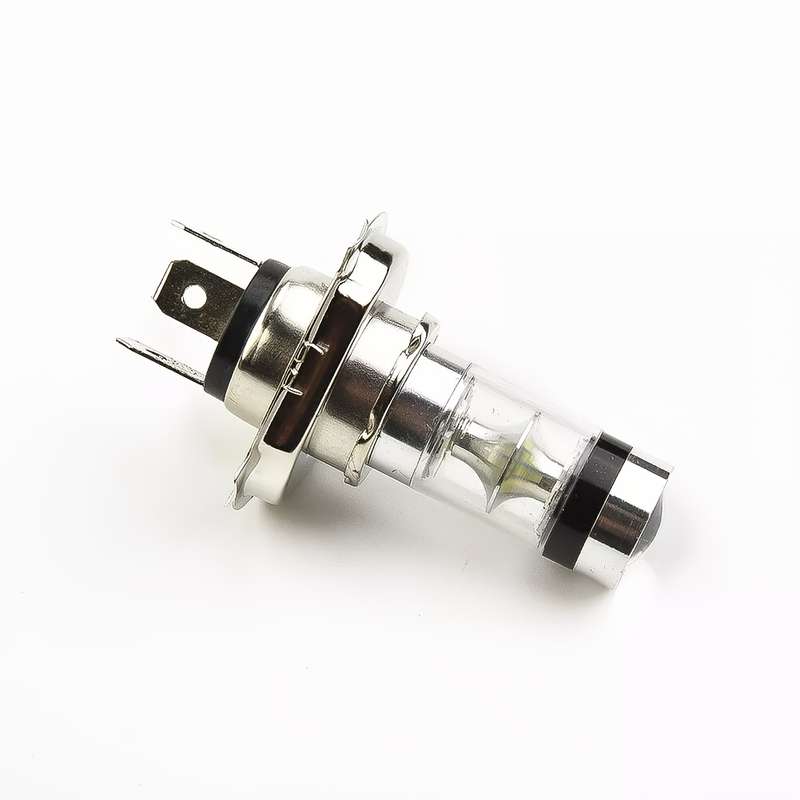 2pcs H4 9003 LED Car Fog Light Bulbs 12V 100W Low Beam 6500K White Light with Lens