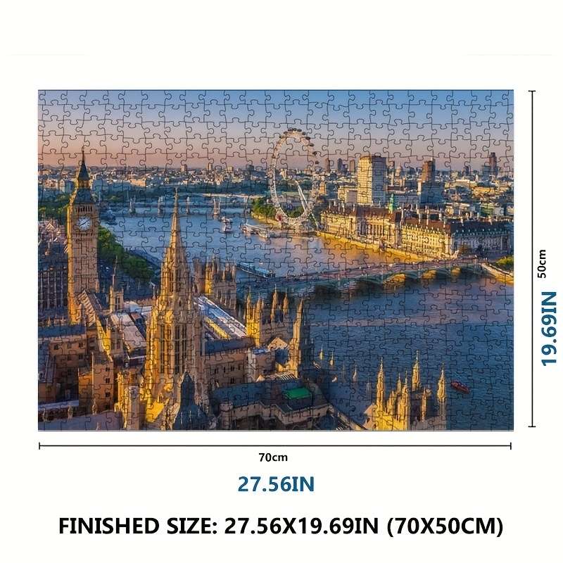 1000pcs Jigsaw Puzzle for Adults Relaxing Entertainment White Cardboard Perfect C