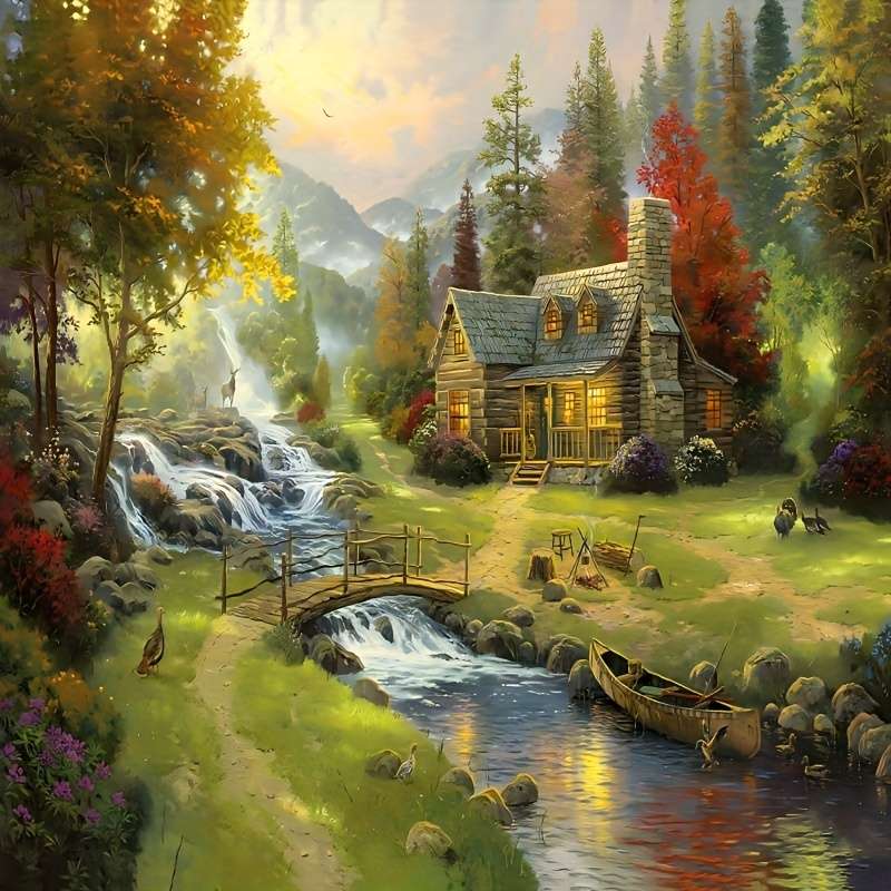 1000pcs Oil Painting Jigsaw Puzzle Artistic Classic Family Game High-Quality Paper