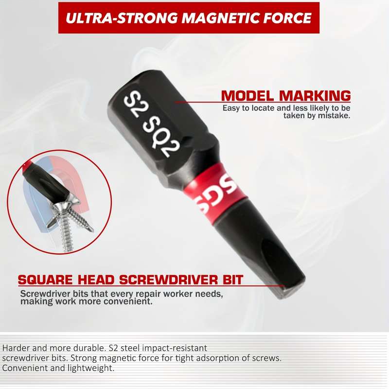 Screwdriver Bit Tool Set Color Black