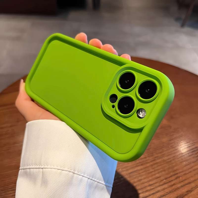1Pc Green For iPhone 13 Phone Case Phone Cover