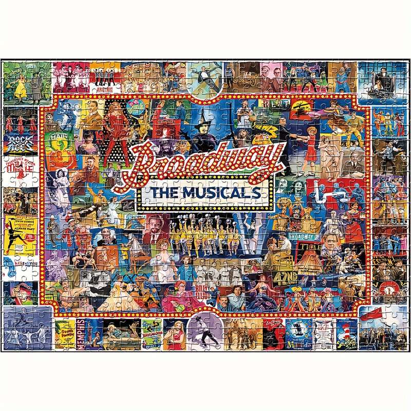 1000 Piece Mini Paper Jigsaw Puzzle