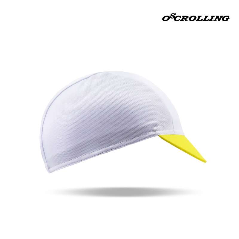1pc Breathable Cycling Cap with Funny Facial Expression Black White Polyester Hand Washable