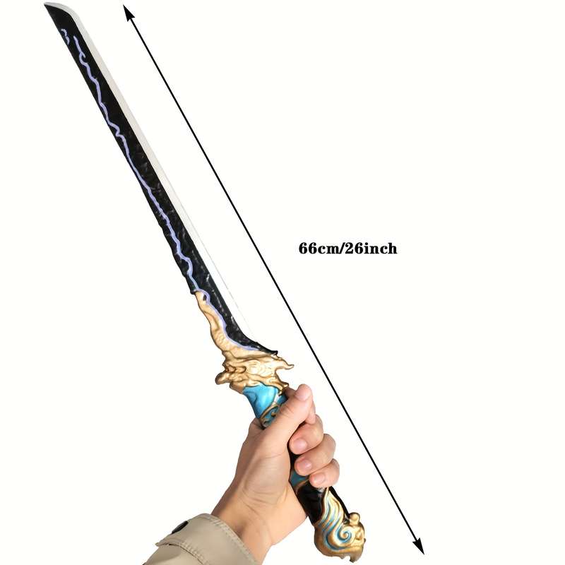 Toy Weapons Items Black Sword With Sheath