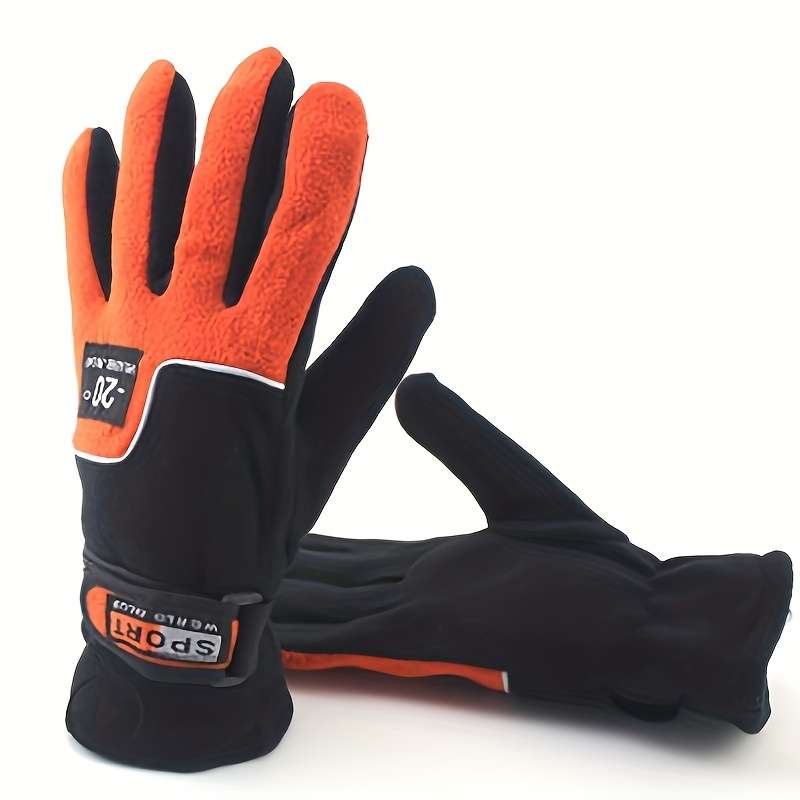 Winter Gloves Color Men To Blue