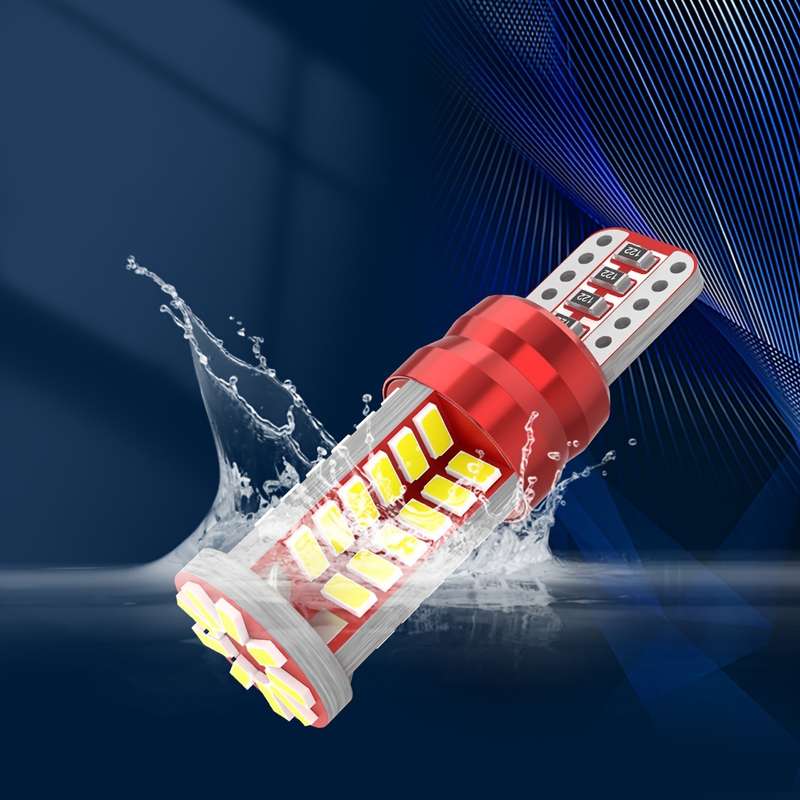2pcs T10 168 192 W5W 57 SMD 3014 LED Canbus No Error Car Marker Light Parking Lamp Mo