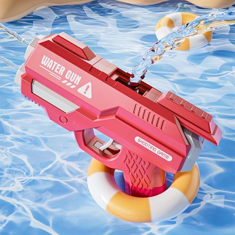 Toy Guns Color Red Water Gun With Two Blowholes