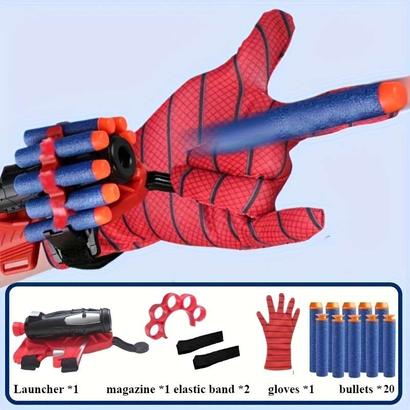 Toy Weapons Color 20Pcs Soft Bullets Set With Glove