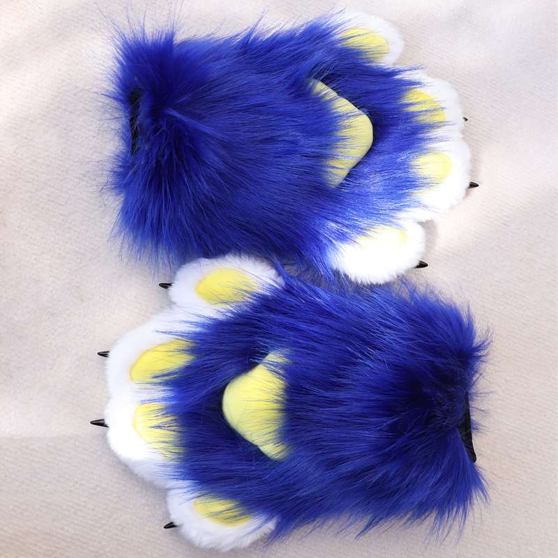 Winter Gloves Color Blue