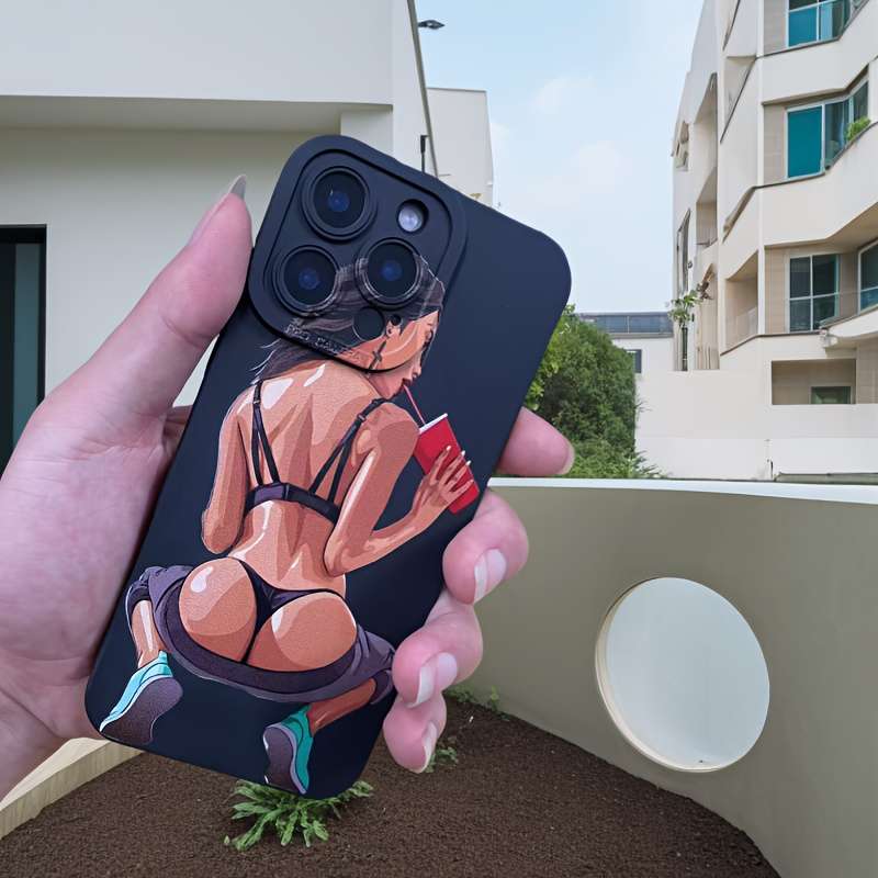 1Pc Black For iPhone 7 Plus 8 Plus Phone Case Phone Cover