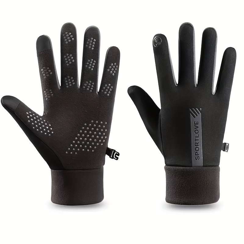 Winter Gloves Color Black