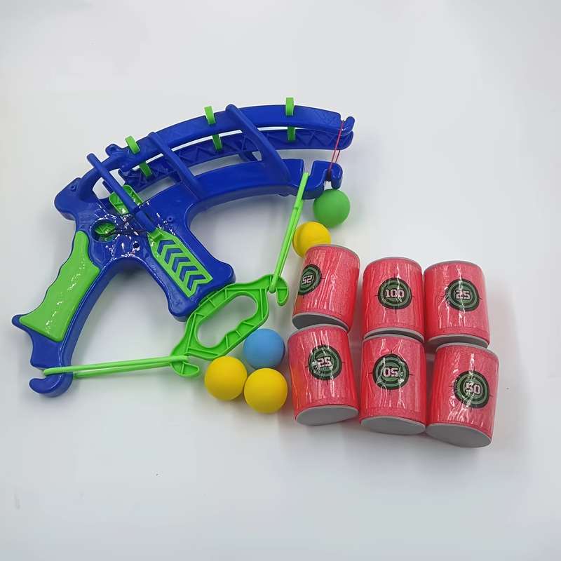 Toy Weapons Color Bow  Add  5 Balls  Random Balls   Add  6 Thickened Plastic Canisters