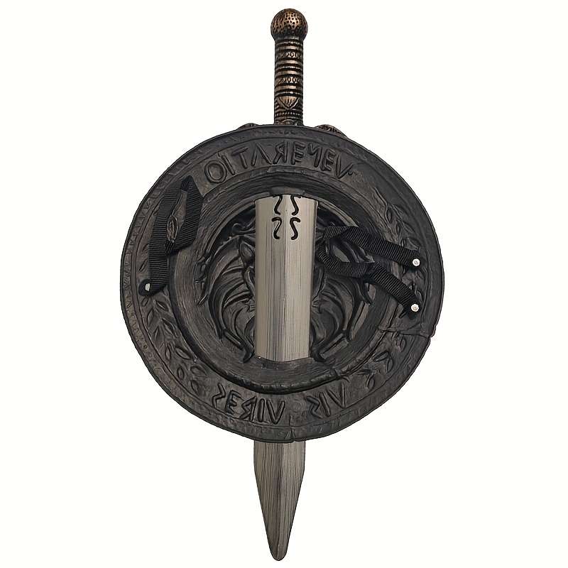 Toy Weapons Style Lion Shield Warrior Sword Set