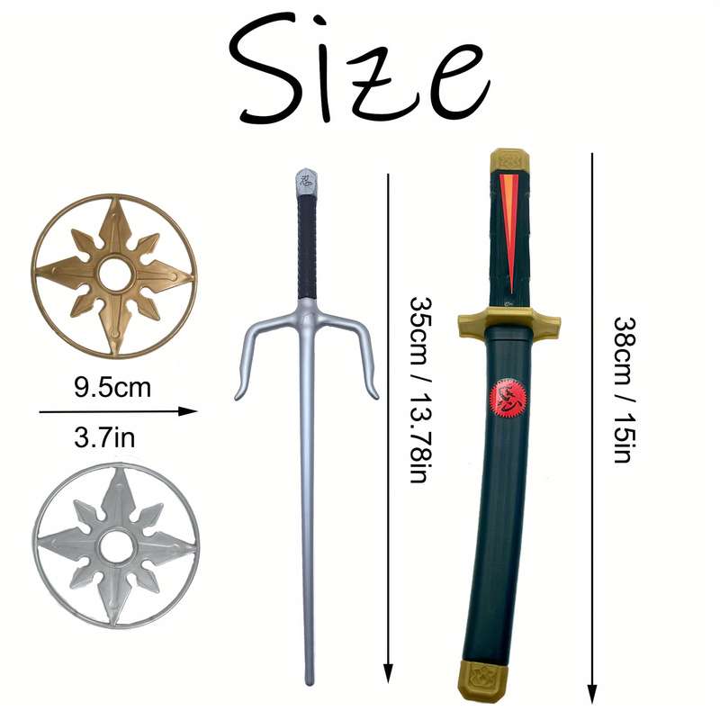 Toy Weapons Items Ninja Blade And Sai Set