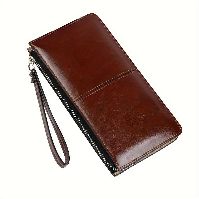 1pc Women's Long Zipper Wallet 2024 New Convenient Clutch Bag with Multiple Card Slots And Large C